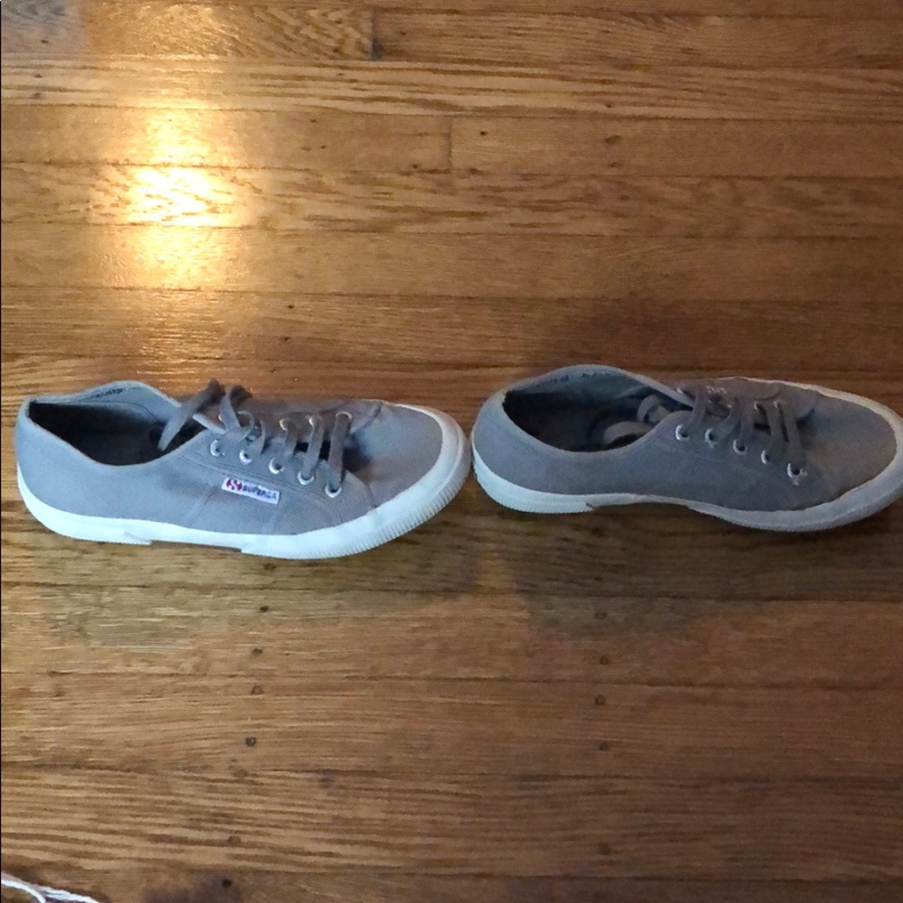 Grey Superga sneakers